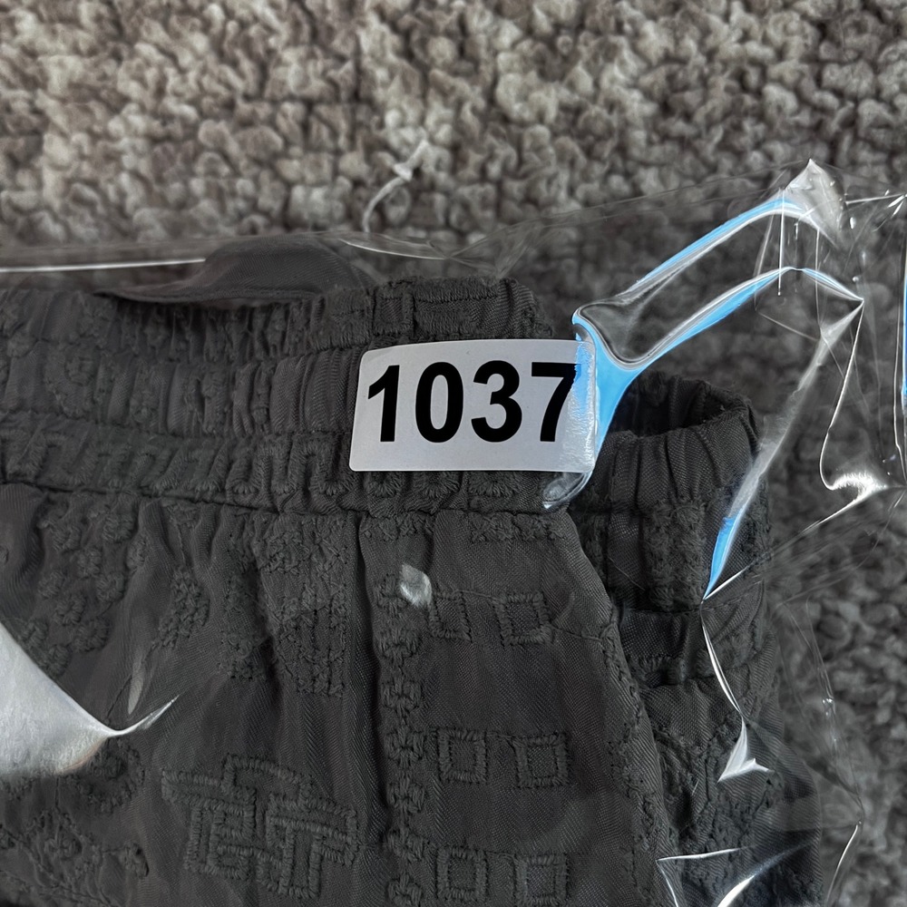 Johnny Was Cupro Grey Embroidered Cargo Jaspil Jogger Pants XS - Picture 12 of 12